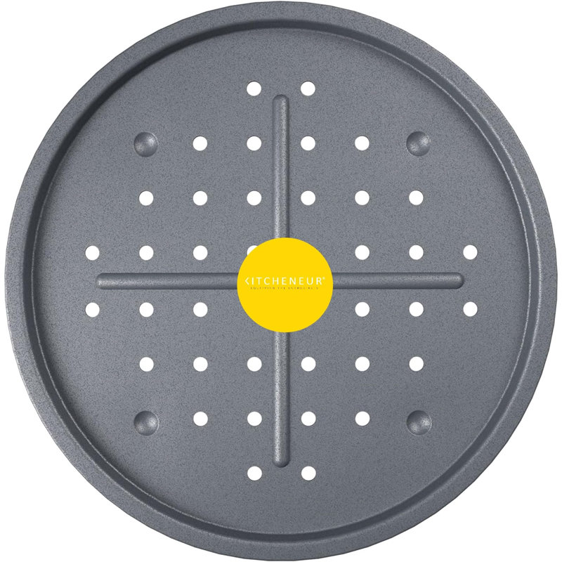 KITCHENEUR Non-Stick Aluminium 33.5cm Pizza Pan