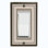 Geometric Pattern Gray Nature Themed 1 - Gang Rocker Standard Wall Plate