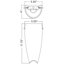 Applique murale 1 lumière Annville - Finition acier brossé-23981682