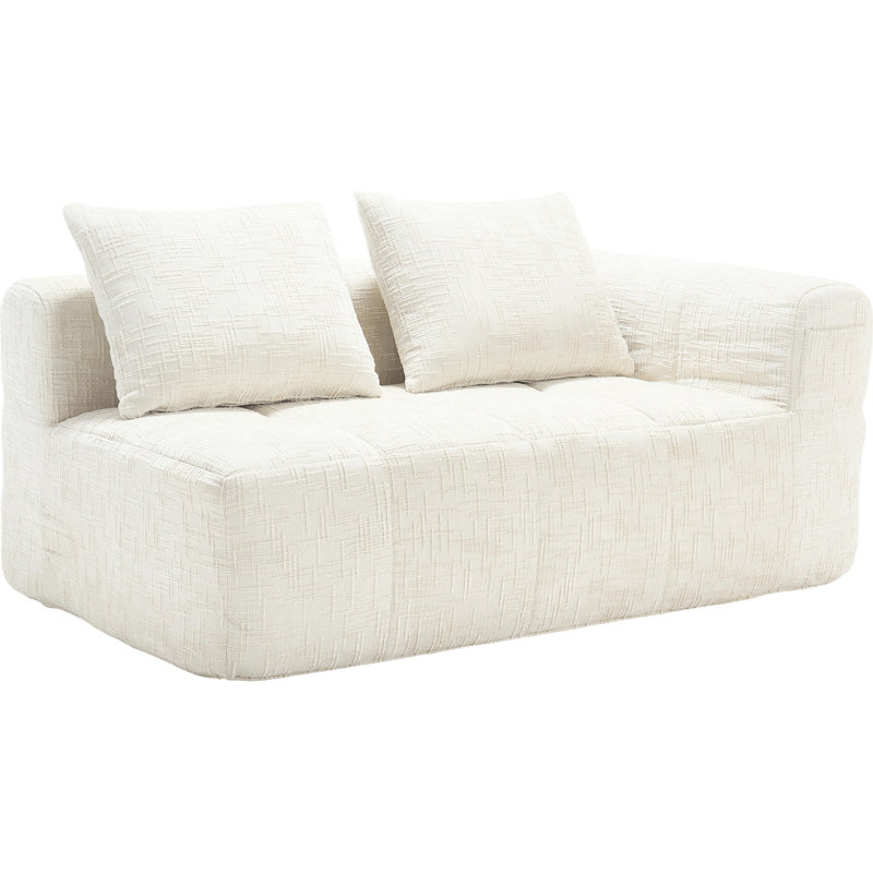 Le canapé en chenille pour le salon en appartement, la mousse à rebond rapide et le tissu amélioré ajoutent du style à votre maison ergonomique, avec des sacs à ressorts en éponge, un sommeil idéal pour se détendre