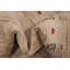 Tapis gracieux et simple de style Gabbeh 3 x 9 avec motifs d'inspiration tribale