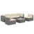 Gray Frame/Beige Cushion