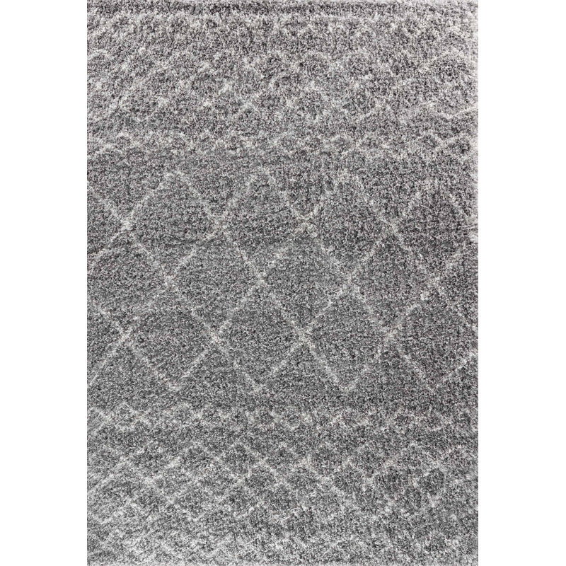 Tocoloma Geometric Shag Area Rug, Rectangle 80 x 150cm