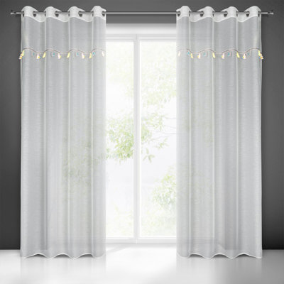 Barbonne Sheer Curtain Single Panel