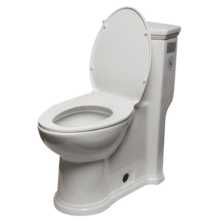 Siège de toilette allongé de remplacement à fermeture douce