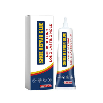 shoe repair adhesive Shoe Repair Glue 50ml Setting Long-Lasting Waterproof Adhesive For Soles Sneakers Boots Leather Rubber And Fabric Heavy Duty Flexible Shoe Glue