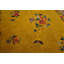 1920s Wool Yellow / Gold Orange Antique Hand Knotted Pile Rectangle Rug