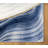 Abani Luna LUN230B Contemporary Ribbon Blue Area Rug-1558122031