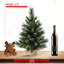 Mini arbre de Noël en PVC 2 pi avec pommes de pin et base en toile de jute
