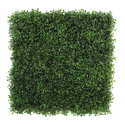 1.5 ft. H x 1.5 ft. W Artificial Wall Hedge Polyethylene Privacy Screen