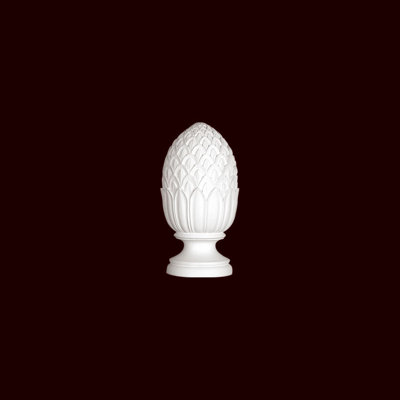 13.6'' H x 6.75'' W x 6.75'' D Urethane Rosette Applique