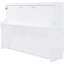 Lit escamotable blanc double / grand, lit et bureau pliants, système de levage hydraulique, peu encombrant pour les espaces multifonctionnels, construction, limite de 600 lb,-448007448-448007449