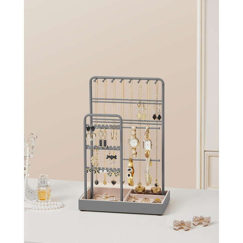 Jewellery Stand +, Dove Gray