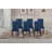 Celeste Wood Dining Chairs (Set Of 6), Blue-1547134959