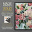 Painted Posies I Framed Print - Solid Wood-1963029978-1963029979