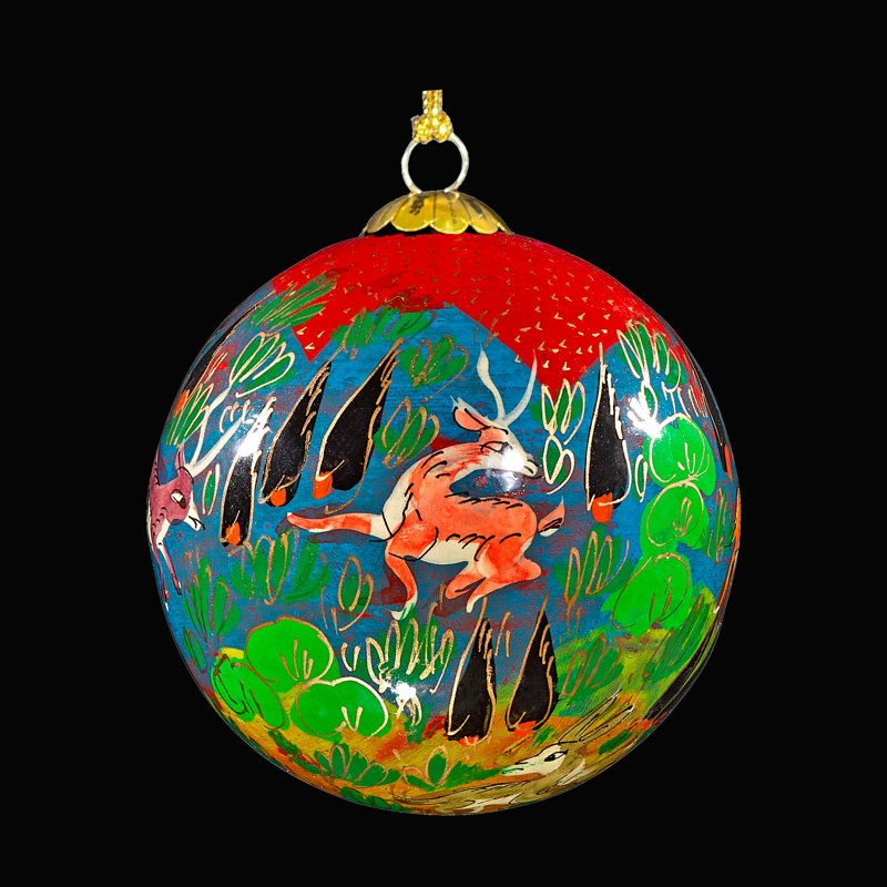Forest Friend Red Bauble