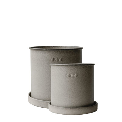 Plant Pot Small 2-Set Beige S/L