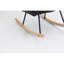 Chaise berçante avec dossier haut Yisroel-43518345