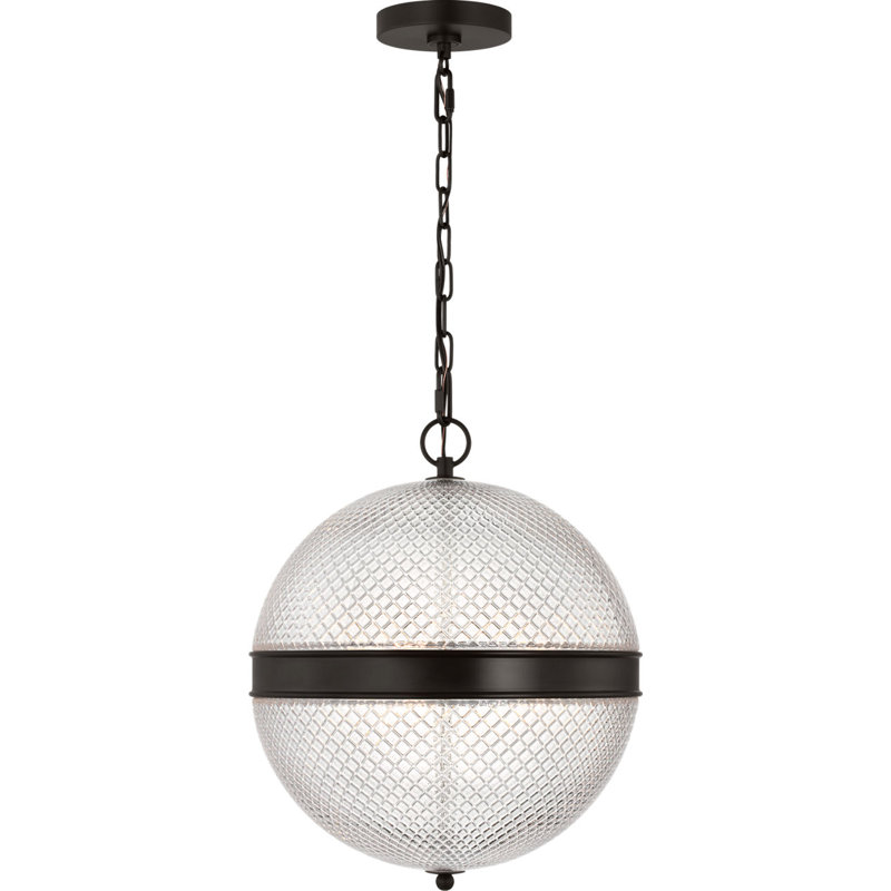 Lucinda 15 Pendant, Aged Iron