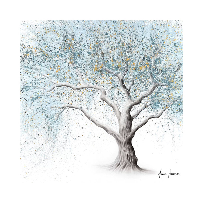 Cool Breeze Tree by Ashvin Harrison - Wrapped Canvas Gallery-Wrapped Canvas Giclée, 30.48 cm H x 30.48 cm W