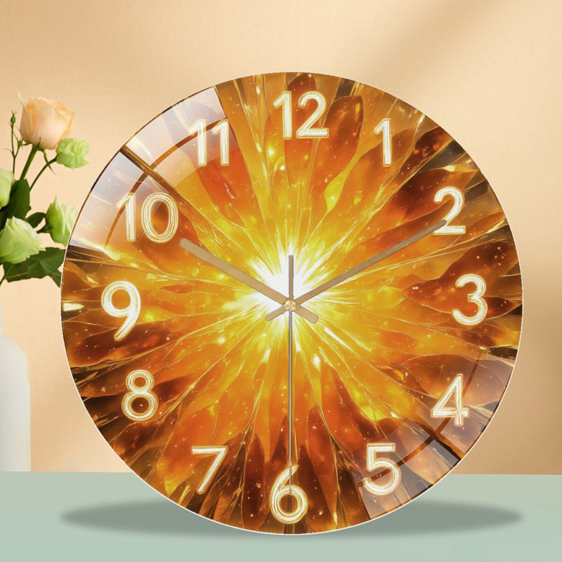 Horloge murale avec horloge murale 12 po