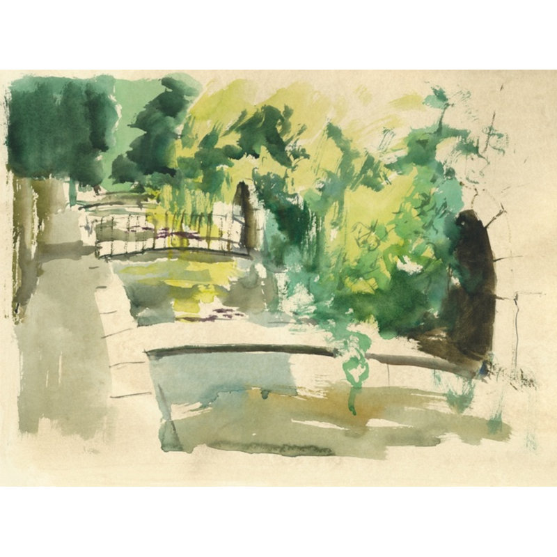 Garden Terrace 5 Print by PC Ngo