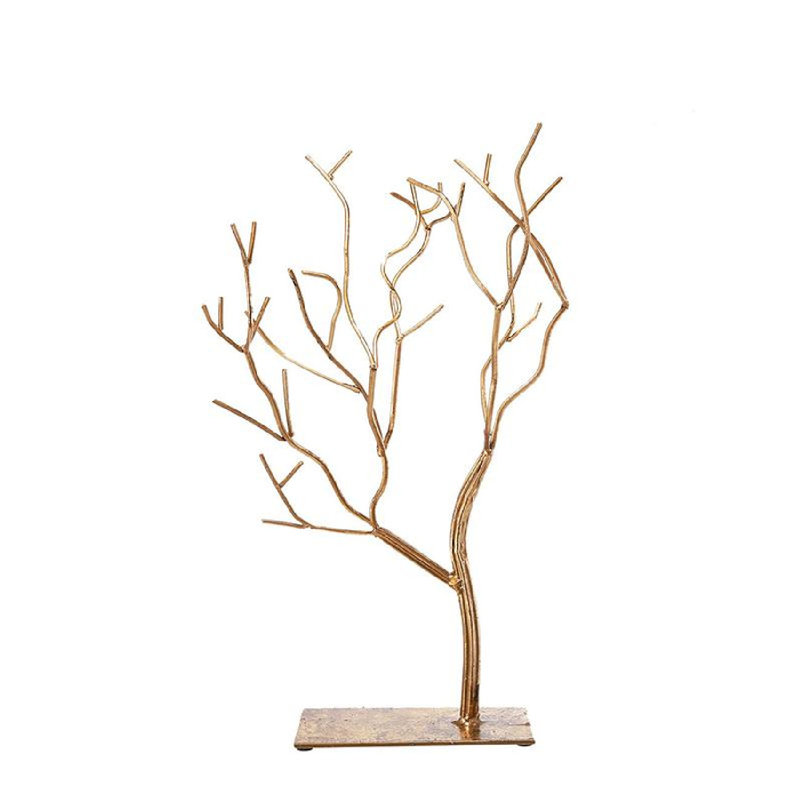 15"H Neville Cavendish Branched Tree Accent Gold 