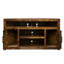 Meuble télé de coin de 55 po Rustic, 52 po, couleur whisky, sans assemblage requis, finition, pour téléviseur