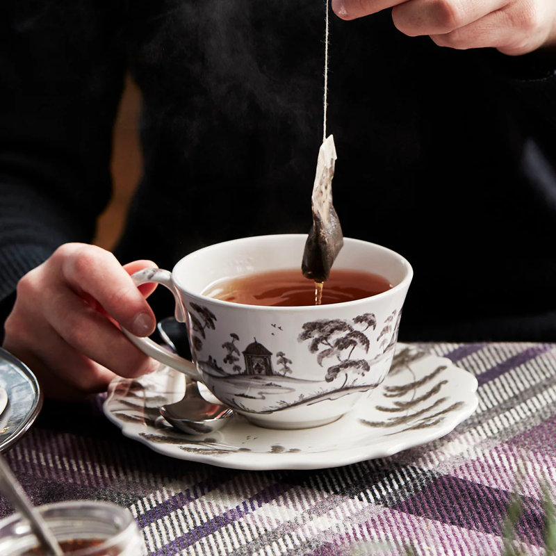 Country Estate Teacup, Flint Gray