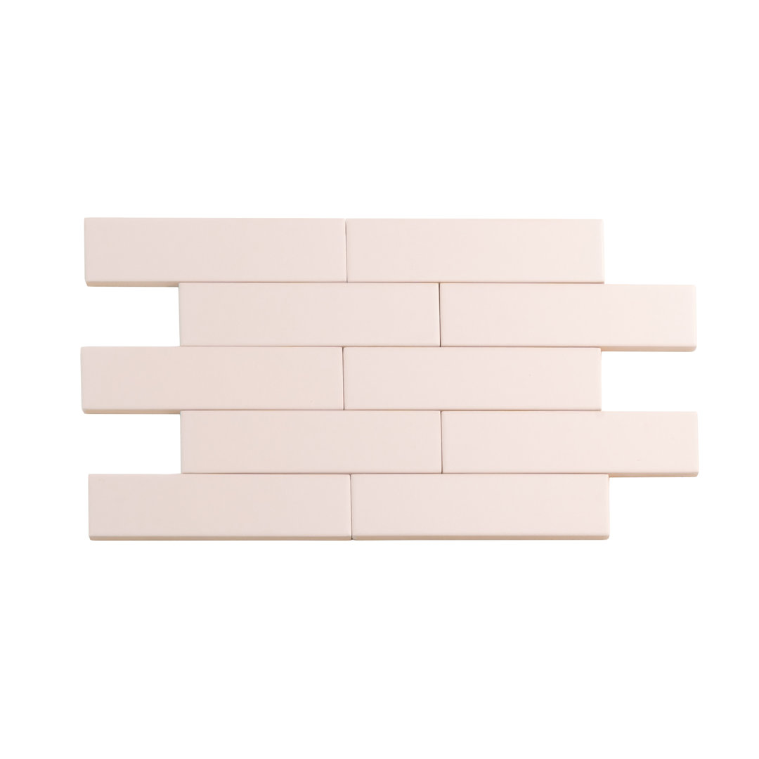 Arte 1.97 in. x 7.87 in. Ceramic Subway Wall and Floor Tile (6.48 sq. ft./case) (60-pack) Apollo Tile 