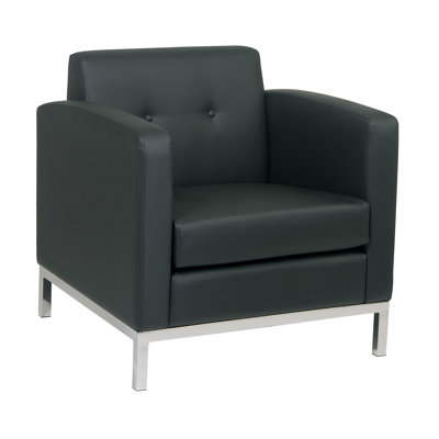 Agadir Faux Leather Accent Chair