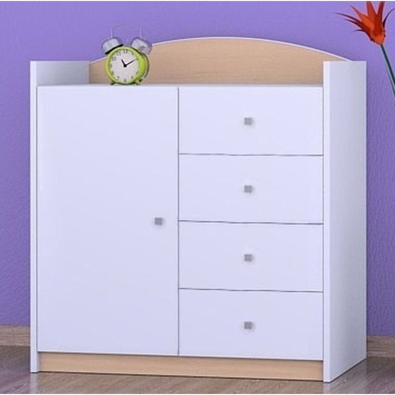 Northcutt Kids 4 - Drawer Combo Dresser, Beige