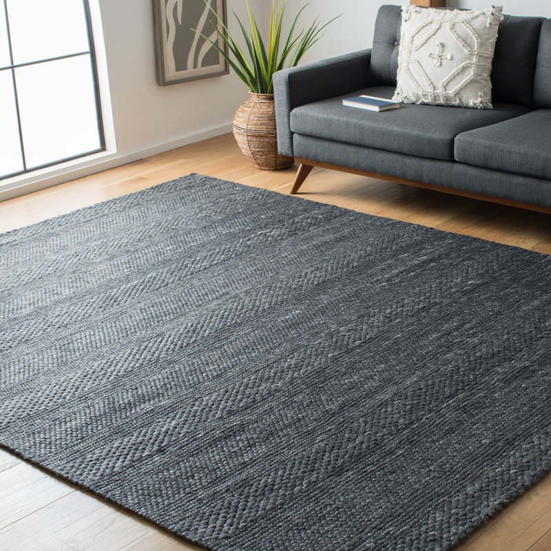 Tapis gris anthracite Adelyn, Rectangle 9 pi x 12 pi