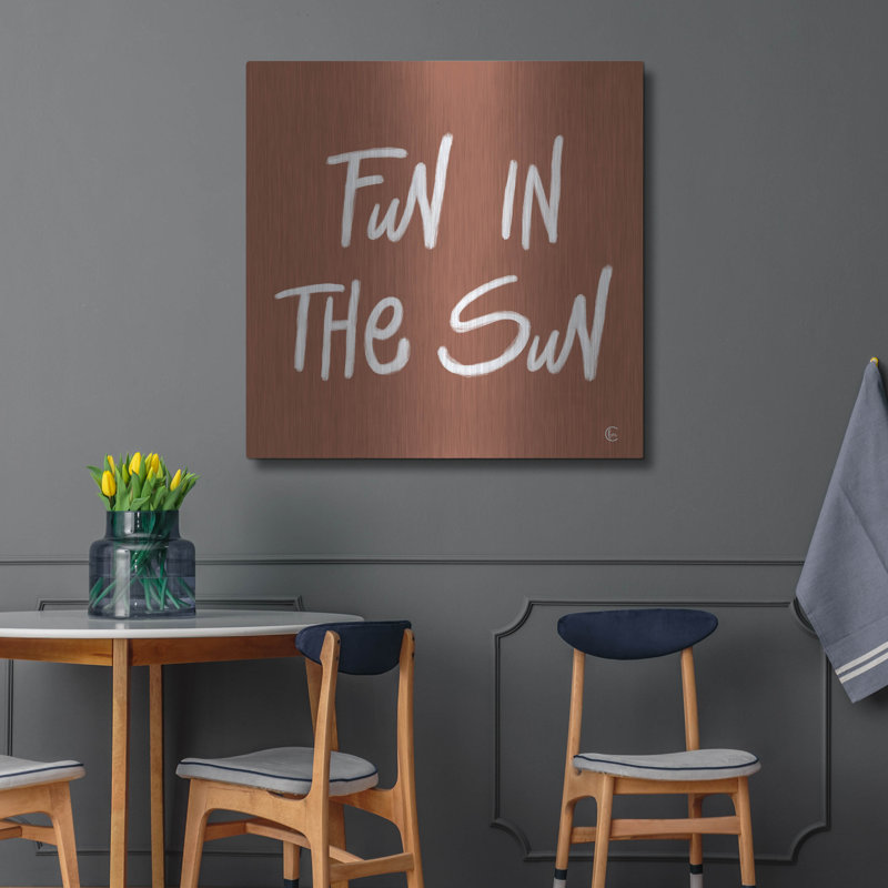 Art mural de luxe «Fun in the Sun» par Fearful Made Creations, Art mural, H 36 po x l 36 po