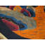Tapis antique chinois à motif géométrique noué à la main Art Deco