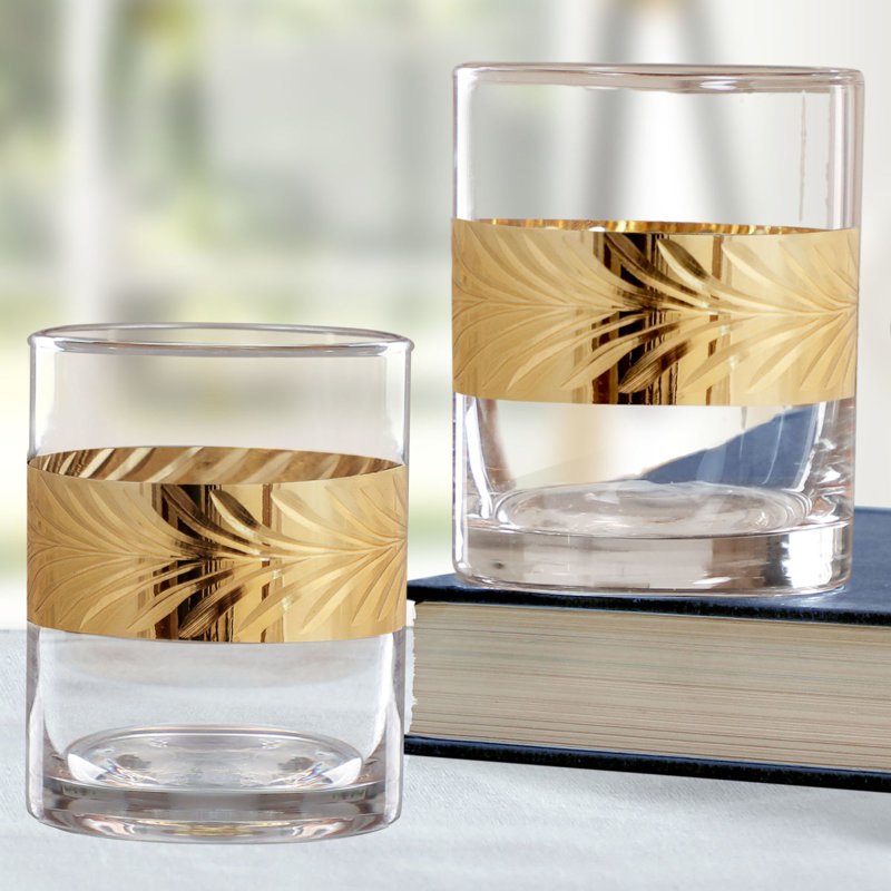 Abbo 400ml Crystal Whiskey Glass Set