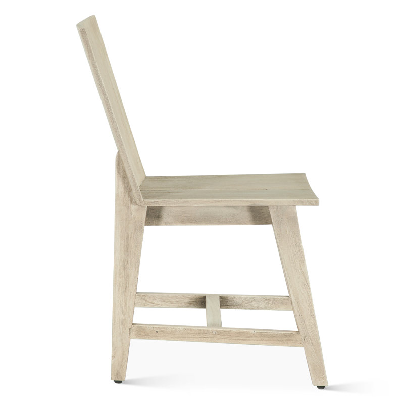 Acadia Dining Chair, Beige Wood