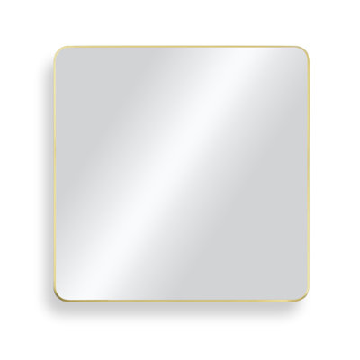 Premium Metal Frame Shatterproof Wall Mount Mirror - FM2