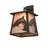 Rustic Lodge Steel Wall Light