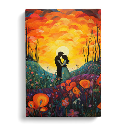 Lovers Colour Field Art No.2 - No Frame Print