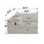 Canapé 78,87 po 2 places - blanc-958650637