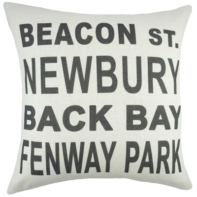Cotton Reversible Throw Pillow