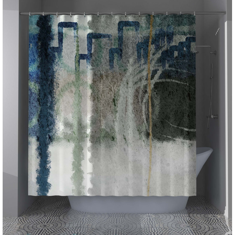 Abstract Shower Curtain