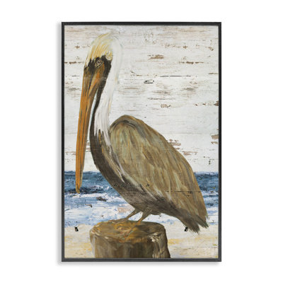 «Rustic Ocean Pelican Art» par Julie DeRice