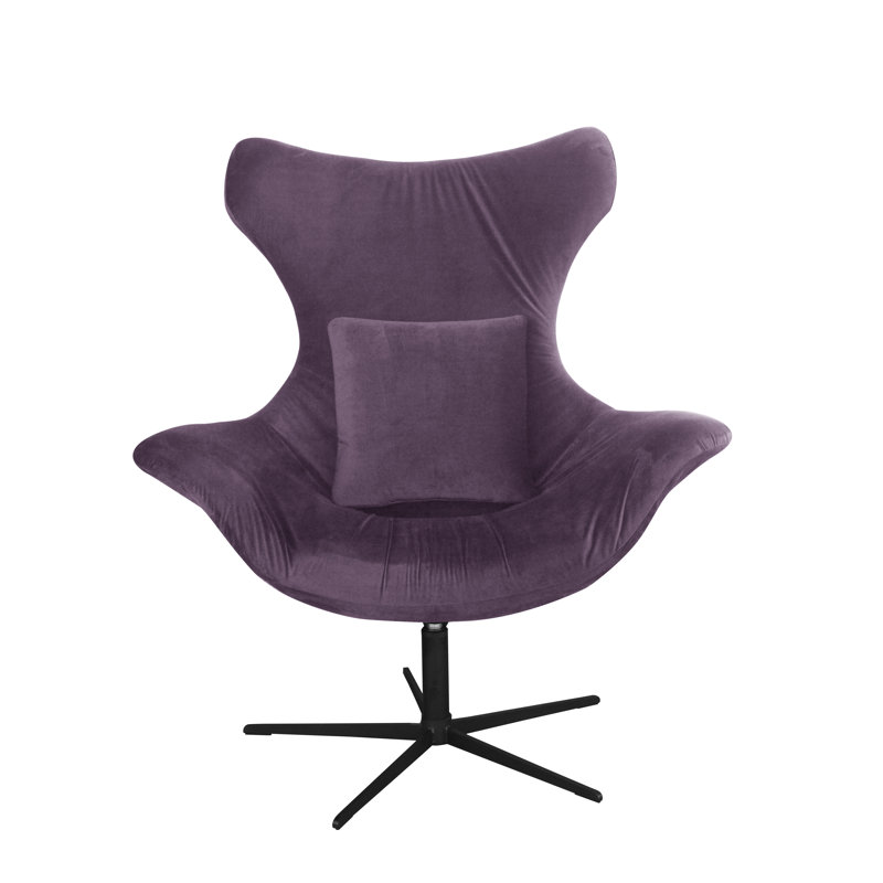 Swivel Lounge Chair, Violet