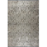Rapture Greige/Brown Geometric Luxury Area Rug