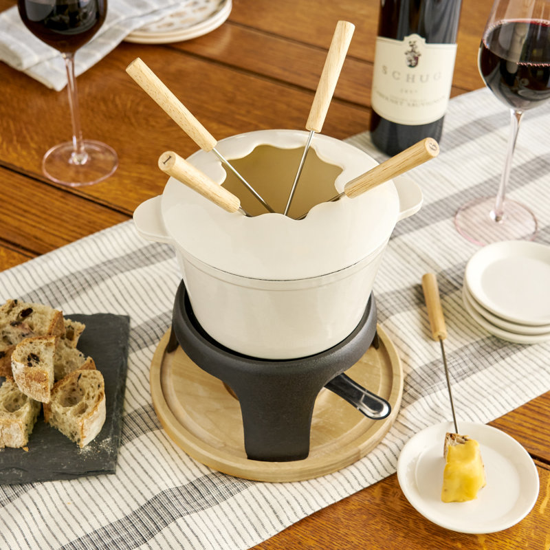 Twine 1.5 qt. Cast Iron Fondue Set