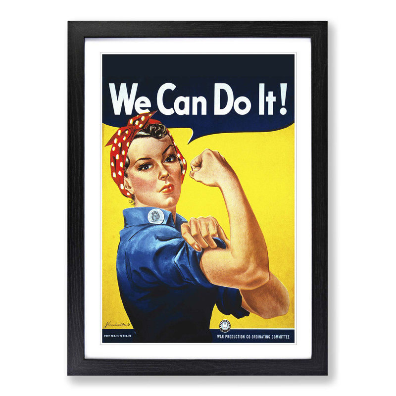 Single Picture Frame Print, Black