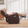Lift Chair For Elderly Manual 3-Speed Adjustable Headrest,Dual Heating, Massage Recliner