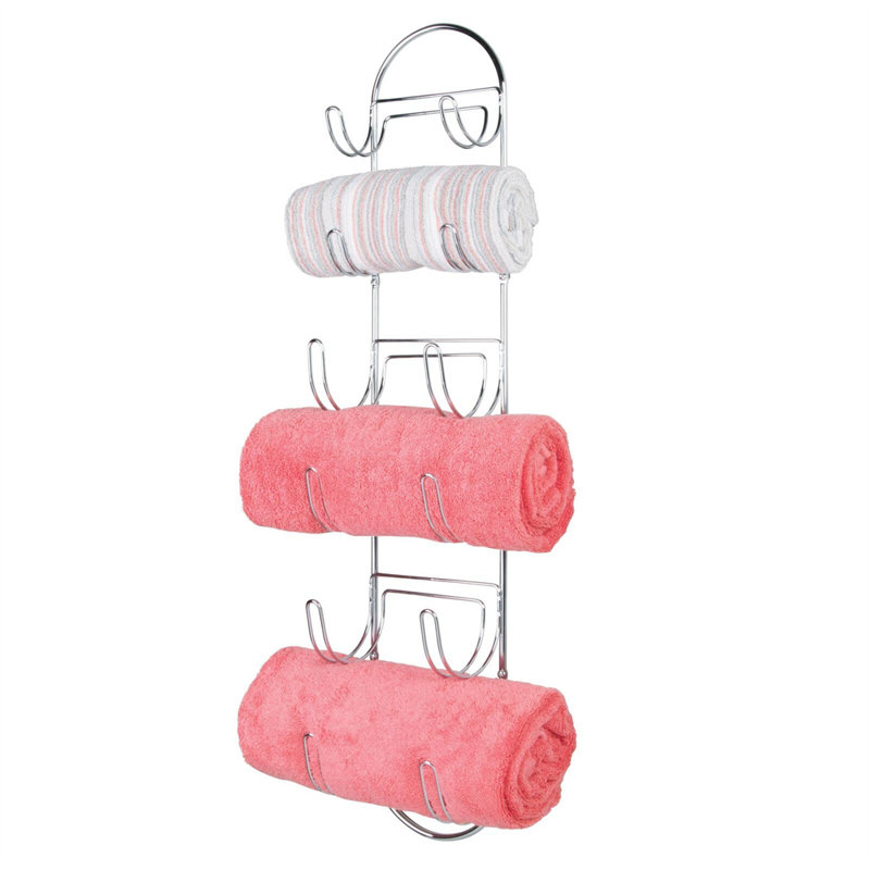 Badri 1 Wall Towel Rack, Chrome